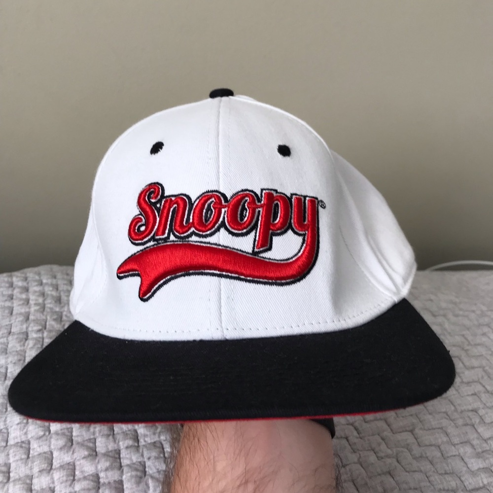 Snoopy Flatbill Snapback Hat by Peanuts Worldwide